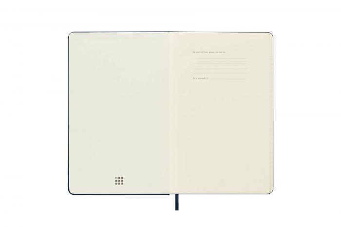 Moleskine Veckokalender L Saphire Blue Hard 2022-2023