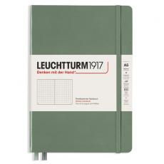 Leuchtturm Notebook A5 hard 251s Olive dotted