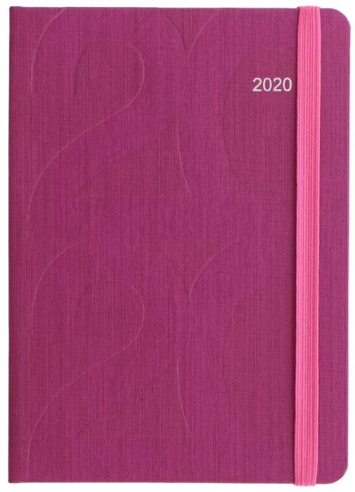 Letts Kalender Block Pink A6 vecka/uppslag 2020 - Kalenderkungen.se