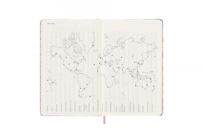 Moleskine Veckokalender L Sakura Hard 2022-2023