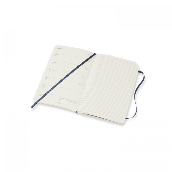Moleskine Moleskine Veckokalender Pocket Blå soft 20/21 - Kalenderkungen.se
