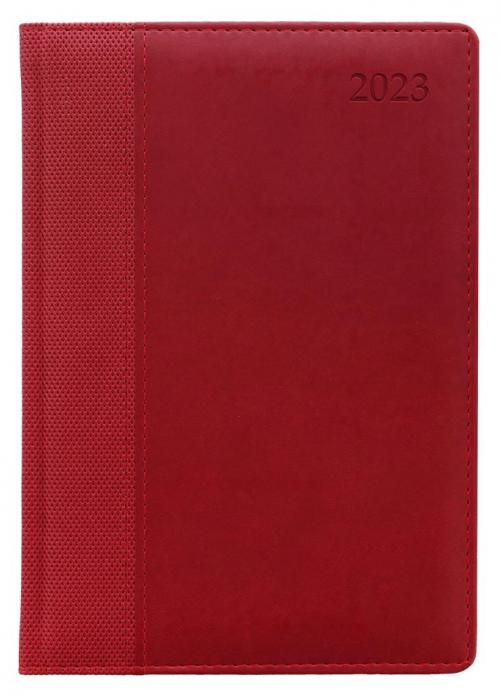 Kalender Letts Executive A5 V/U röd 2023