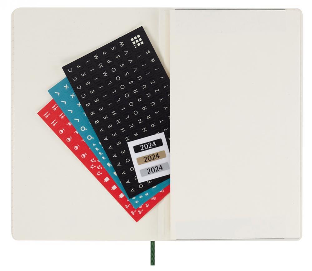 Moleskine Daily Myrtle Green Soft Large 2024