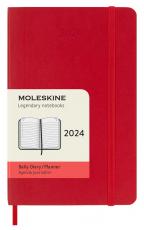 Moleskine Daily Red Soft pocket 2024
