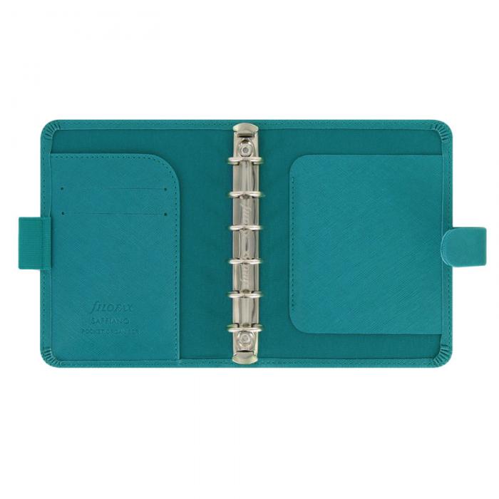 Filofax Saffiano pocket Aquamarine