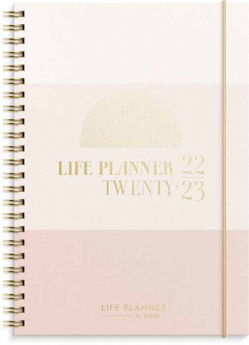 Life Planner Pink Horisontell 2022-2023
