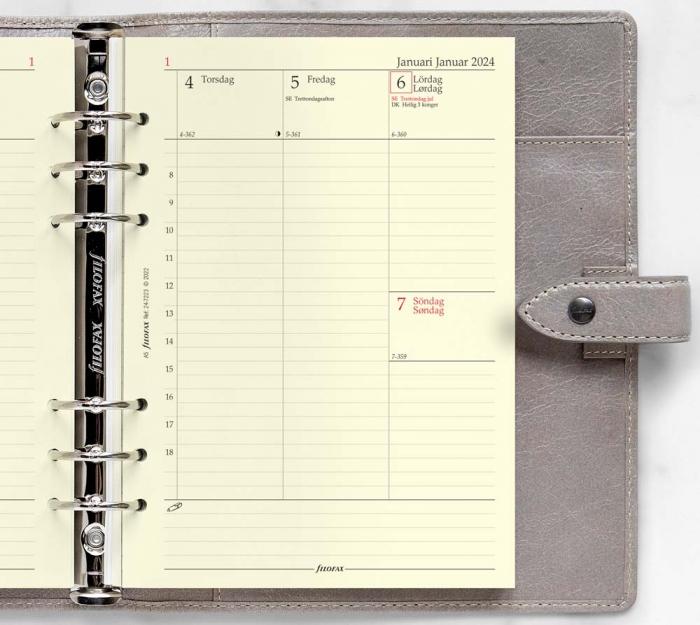 Filofax Dagbok vertikal A5 2024