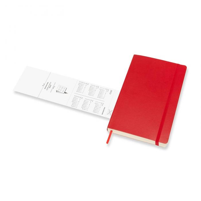 Moleskine Daily Red Soft Large 2022