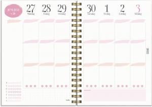 Life Planner Pink A6 2022