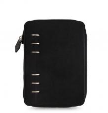 Clipbook Classic Mono Personal Zip Notebook Black