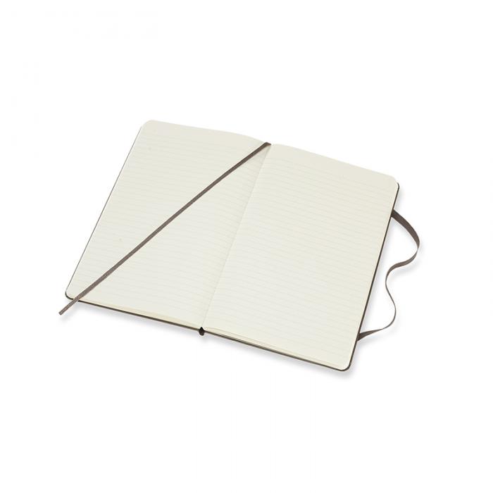 Moleskine Ruled Classic Notebook Large - Gul 13x21cm