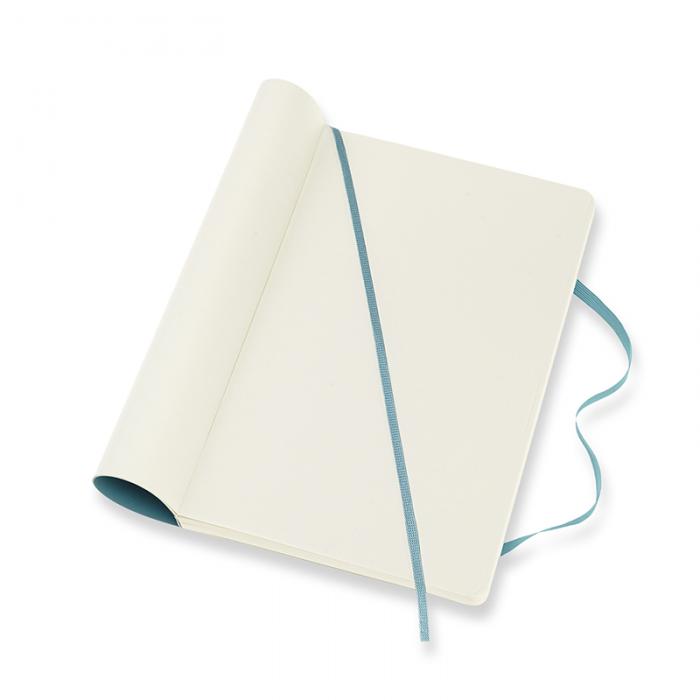 Moleskine Notebook Large Soft Cover - Reef Blue- Olinjerad