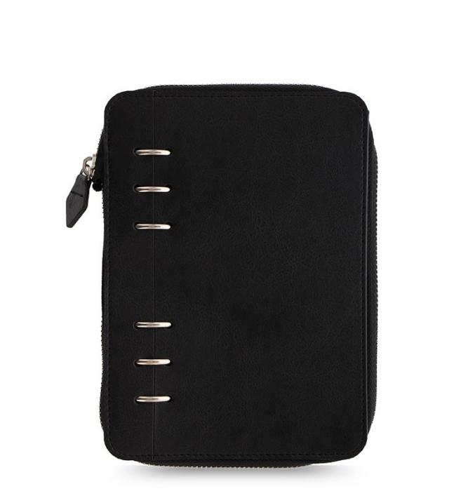 Clipbook Classic Mono Personal Zip Notebook Black