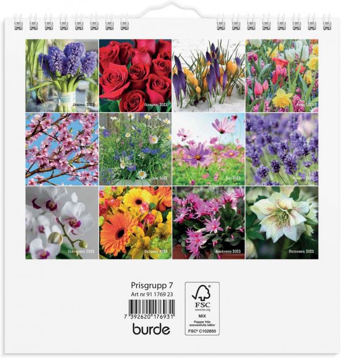 Vggkalender Blommor 2023