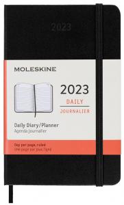 Moleskine Daily Black Hard Pocket 2023