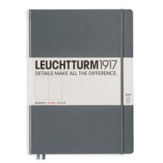 Leuchtturm Notebook A4 Slim Hard 121s Anthracite olinjerat 