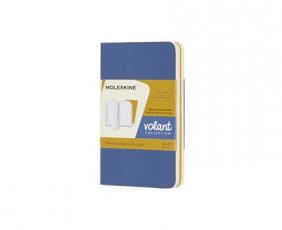 Moleskine Moleskine Volant Journal Ruled XS Forget-Me-Not Blue/Amber Yellow - Kalenderkungen.se