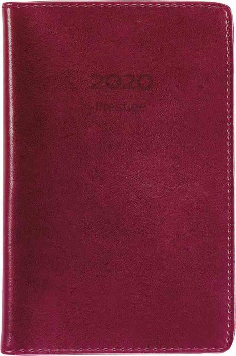 Burde Förlag Prestige rött konstläder 2020 inbunden - Kalenderkungen.se