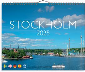Väggkalender Stockholm 2025