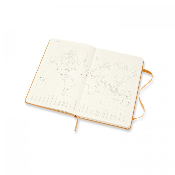Moleskine Moleskine Veckokalender L Orange Hård 20-21 - Kalenderkungen.se