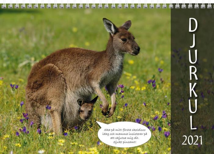 Väggkalender djurkul 2021