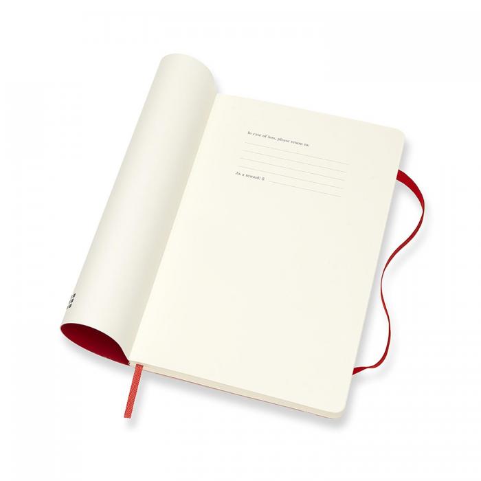Moleskine Veckokalender L Soft 21/22 Röd