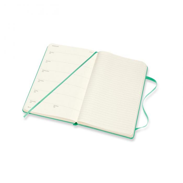 Moleskine Weekly Notebook Green hard Large 2022