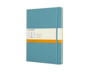 Moleskine Notebook X-large Hard Cover - Reef Blue - Linjerad