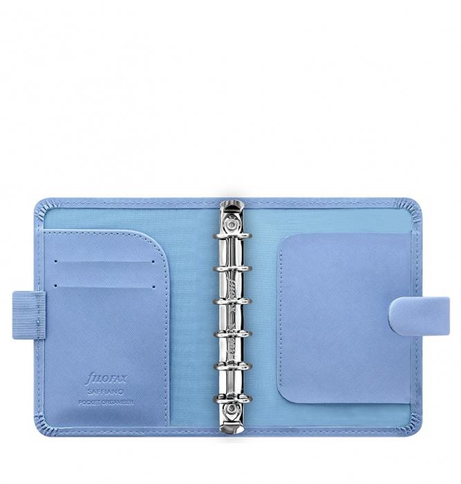 Filofax Saffiano pocket Vista Blue