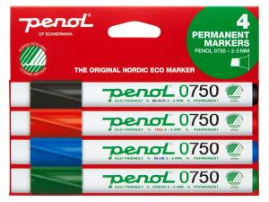 Märkpenna Penol 0750 4-pack