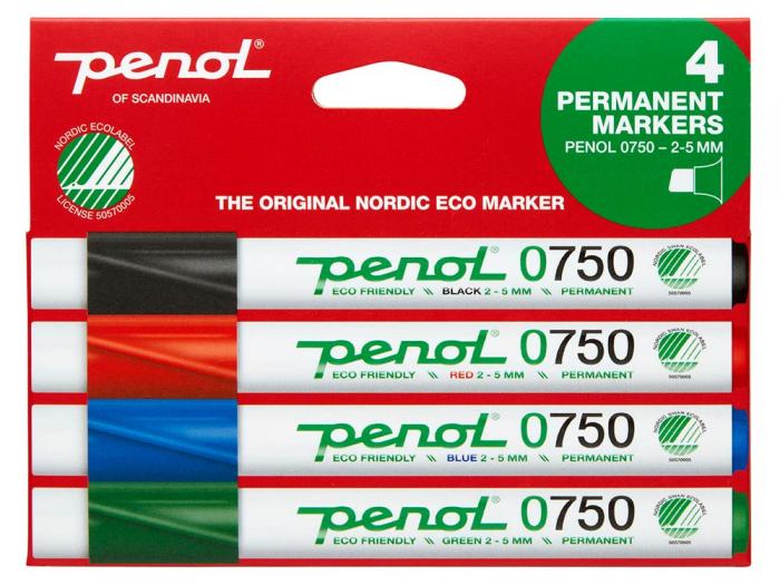 Mrkpenna Penol 0750 4-pack