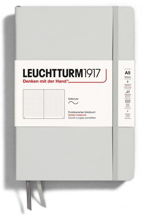 Leuchtturm Notebook A5 soft Dotted Light Grey
