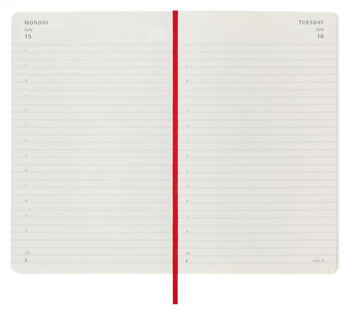 Moleskine Daily Red Soft Large 2024