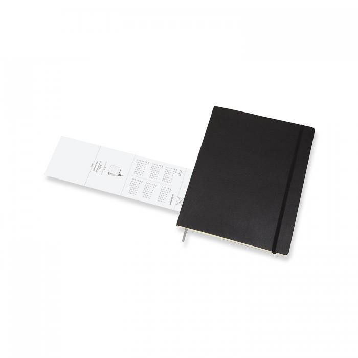 Moleskine Monthly Notebook XL svart soft 2021