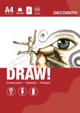 Ritblock DRAW A4 210x297 160g 50ark
