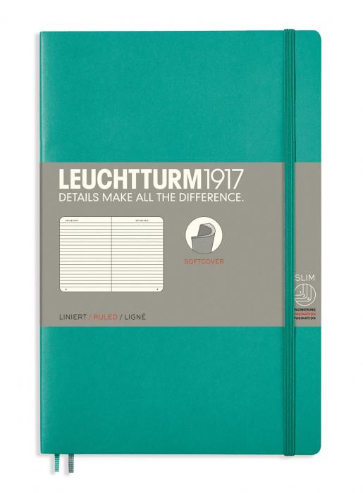 Leuchtturm Notebook ruled emerald