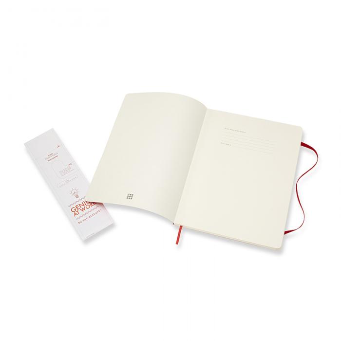 Moleskine Moleskine Notebook X-large Soft Cover Röd Dotted - Kalenderkungen.se