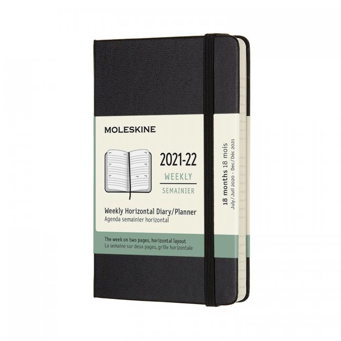 Moleskine Horizontal Weekly Pocket Hard 21/22