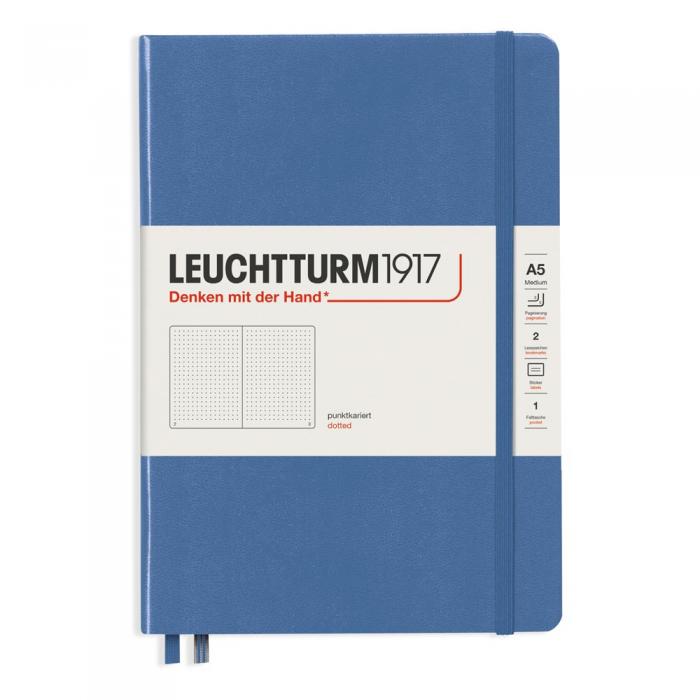 Leuchtturm Notebook A5 hard 249s Denim dotted