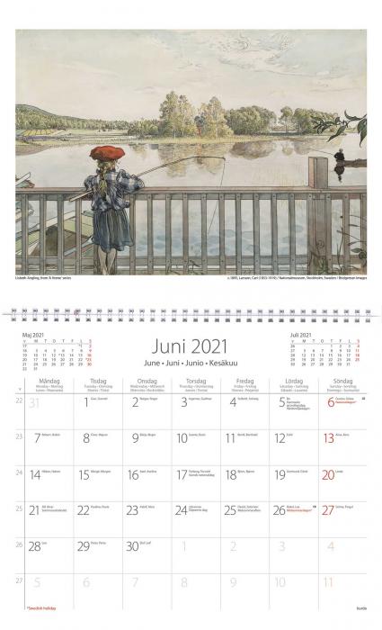 Vggkalender Carl Larsson 2021