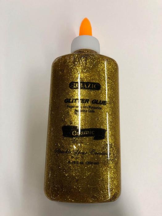 Glitterlim 160ml guld