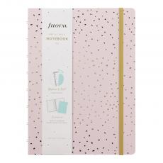 Filofax Notebook A5 Confetti Rose Quartz