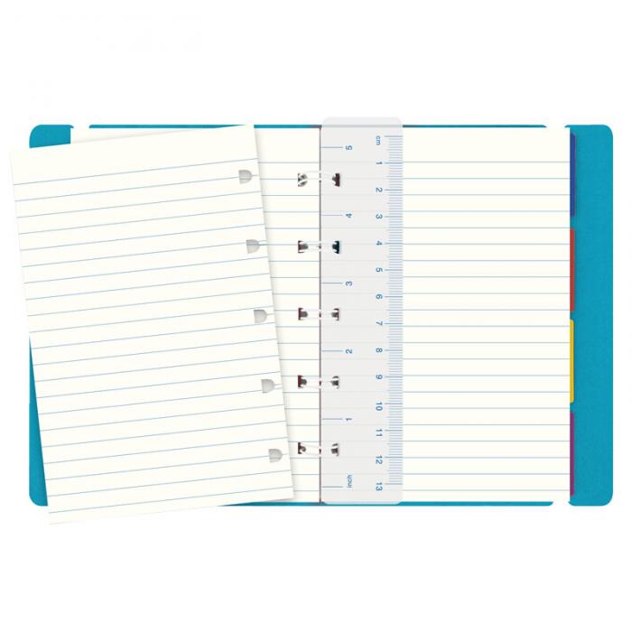 Filofax Notebook Aqua linjerad pocket