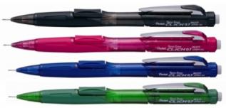 Pentel Twist-erase Click 0,5 mm stift blå