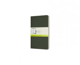 Moleskine Cahier Journal Large Plain - Grön