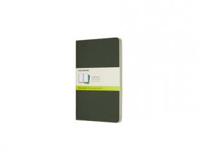 Moleskine Cahier Journal Large Plain - Grön