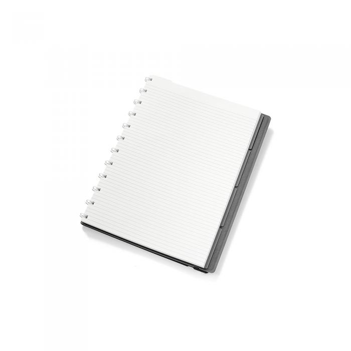 Filofax Notebook A4 linjerad Graphite