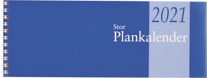 Stor plankalender spiralbunden 2021