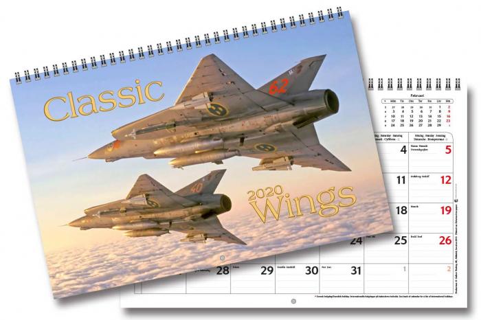 Gullers Vggkalender Classic Wings 2020 - Kalenderkungen.se