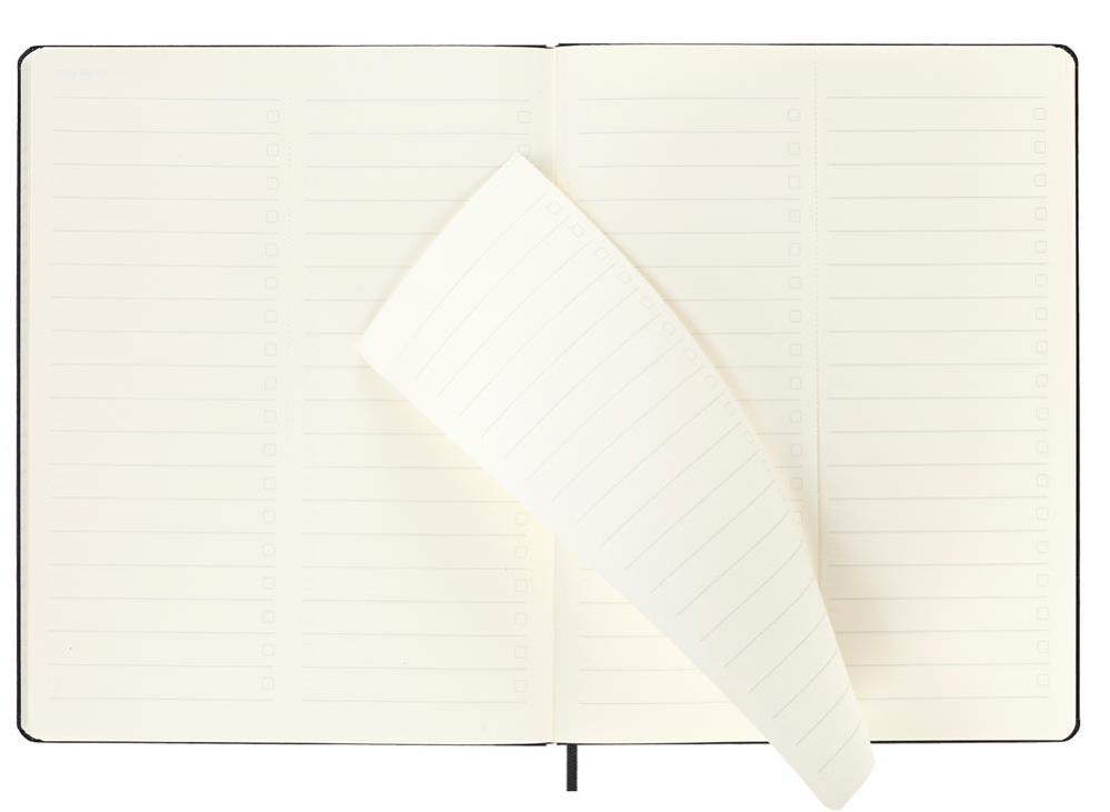 Moleskine Weekly Pro Vertical Svart hard XL 2024